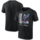 NHL Black Cale Makar Colorado Avalanche 2025 Norris Trophy Winner T-Shirt