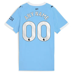 Manchester City Women's 2025/26 Home Replica Custom Jersey - Puma Sky Blue