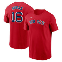 MLB Jarren Duran Boston Red Sox Nike Fuse Name & Number T-Shirt