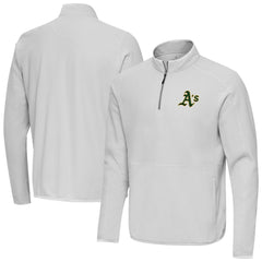 MLB Athletics Antigua Step Up Quarter-Zip Pullover