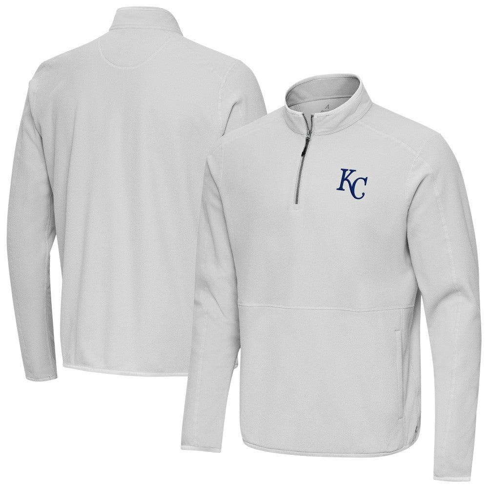 MLB Kansas City Royals Antigua Step Up Quarter-Zip Pullover