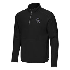 MLB Colorado Rockies Antigua Step Up Quarter-Zip Pullover