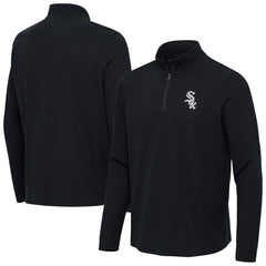 MLB Chicago White Sox Antigua Sync Tri-Blend Quarter-Zip Pullover