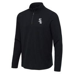 MLB Chicago White Sox Antigua Sync Tri-Blend Quarter-Zip Pullover