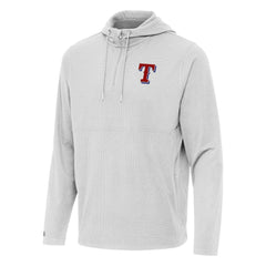 MLB Texas Rangers Antigua Connected Quarter-Zip Pullover Hoodie