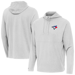 MLB Toronto Blue Jays Antigua Connected Quarter-Zip Pullover Hoodie