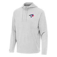 MLB Toronto Blue Jays Antigua Connected Quarter-Zip Pullover Hoodie