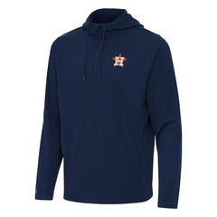 MLB Houston Astros Antigua Connected Quarter-Zip Pullover Hoodie