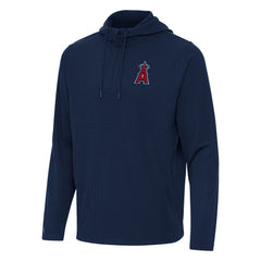MLB Los Angeles Angels Antigua Connected Quarter-Zip Pullover Hoodie