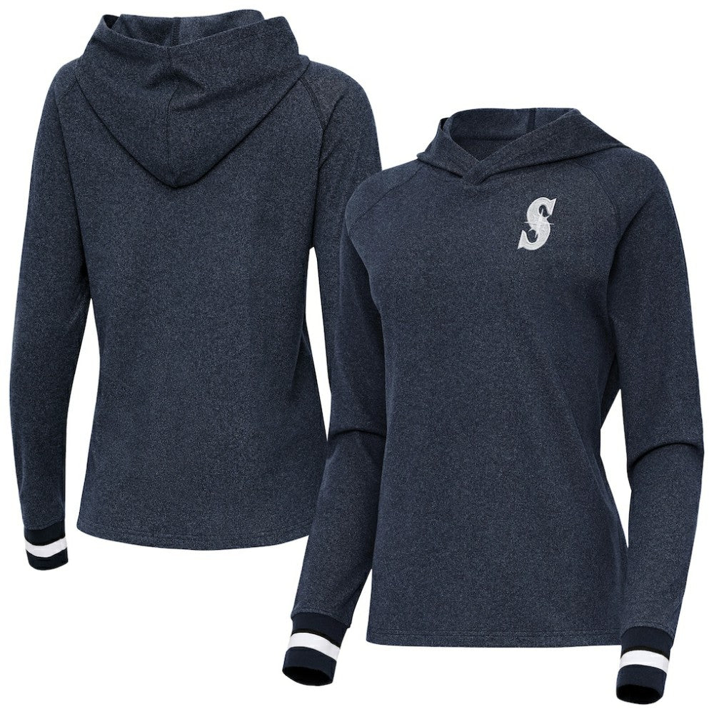 MLB Seattle Mariners Antigua Women's Trek Pullover Hoodie