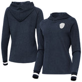 MLB Milwaukee Brewers Antigua Women's Trek Pullover Hoodie