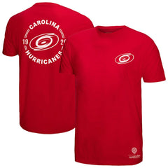 NHL Red Carolina Hurricanes Mitchell & Ness Core Penalty Box 3.0 T-Shirt