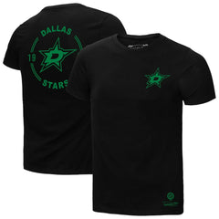 NHL Black Dallas Stars Mitchell & Ness Core Penalty Box 3.0 T-Shirt