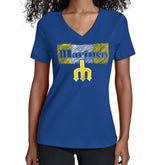 MLB Seattle Mariners Starter Women's Team Color Shading V-Neck T-Shirt