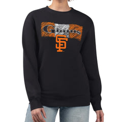 MLB San Francisco Giants Starter Women's Team Color Shading Fleece Pullover Sweatshirt