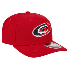 NHL Red Carolina Hurricanes New Era Logo Basic 9SEVENTY Adjustable Hat