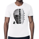 NHL White Utah Mammoth Starter Half Helmet T-Shirt