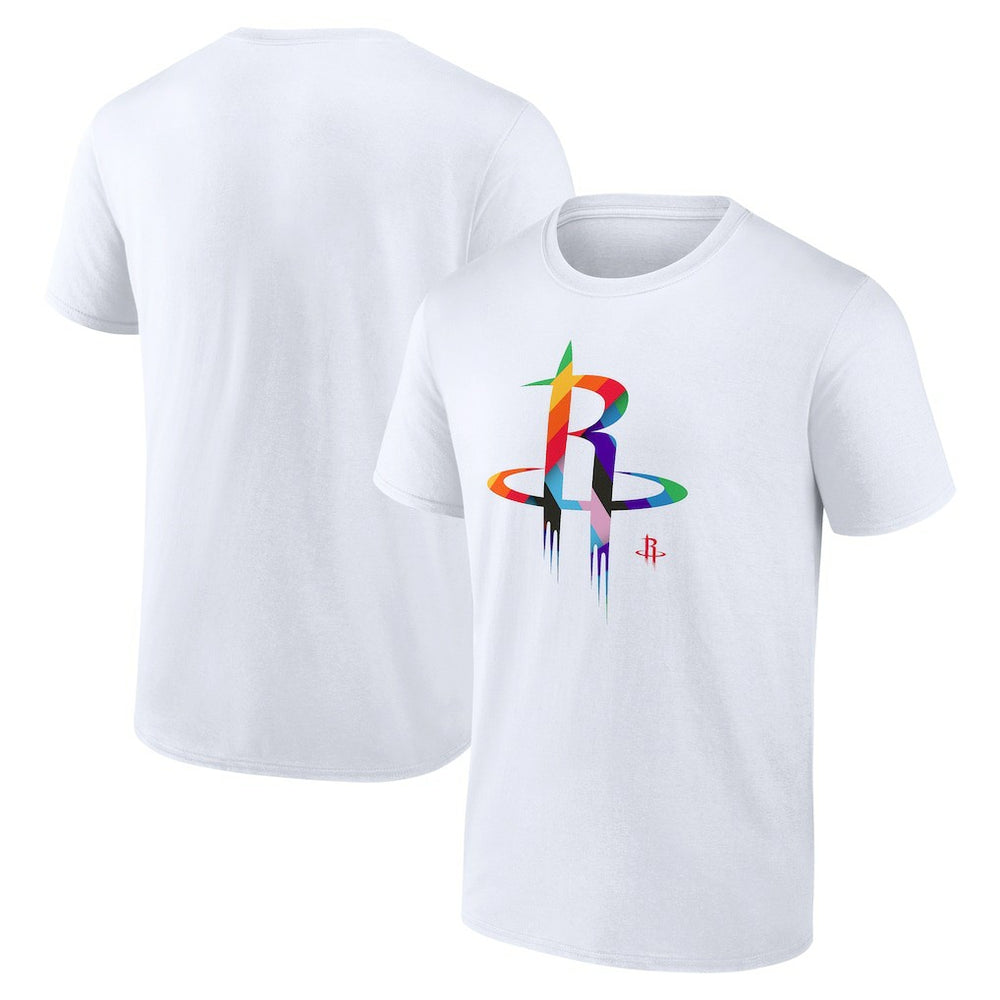 NBA Houston Rockets Team Logo Pride T-Shirt