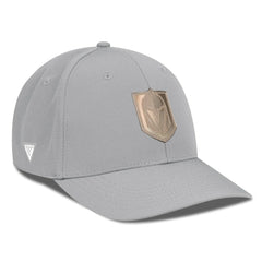 NHL Gray Vegas Golden Knights Levelwear Rise Copper Insignia Flex Hat