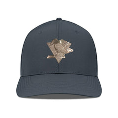NHL Charcoal Pittsburgh Penguins Levelwear Rise Copper Insignia Flex Hat
