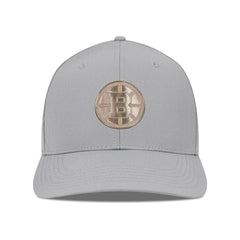 NHL Gray Boston Bruins Levelwear Rise Copper Insignia Flex Hat