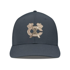 NHL Charcoal Chicago Blackhawks Levelwear Rise Copper Insignia Flex Hat