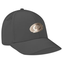 NHL Charcoal Carolina Hurricanes Levelwear Ascend Copper Insignia Vented Adjustable Hat