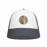 NHL White/Charcoal Edmonton Oilers Levelwear Endure Copper Insignia Adjustable Hat