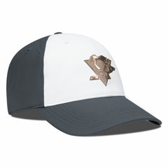 NHL White/Charcoal Pittsburgh Penguins Levelwear Endure Copper Insignia Adjustable Hat