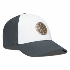 NHL White/Charcoal Boston Bruins Levelwear Endure Copper Insignia Adjustable Hat