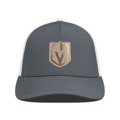 NHL Charcoal/White Vegas Golden Knights Levelwear Signal Copper Insignia Trucker Adjustable Hat