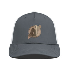 NHL Charcoal/White New Jersey Devils Levelwear Signal Copper Insignia Trucker Adjustable Hat