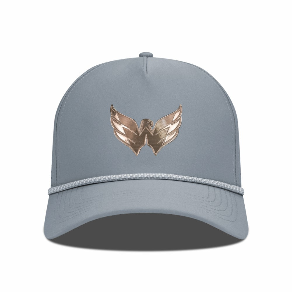 NHL Gray Washington Capitals Levelwear Gordon Copper Insignia Vented Adjustable Hat