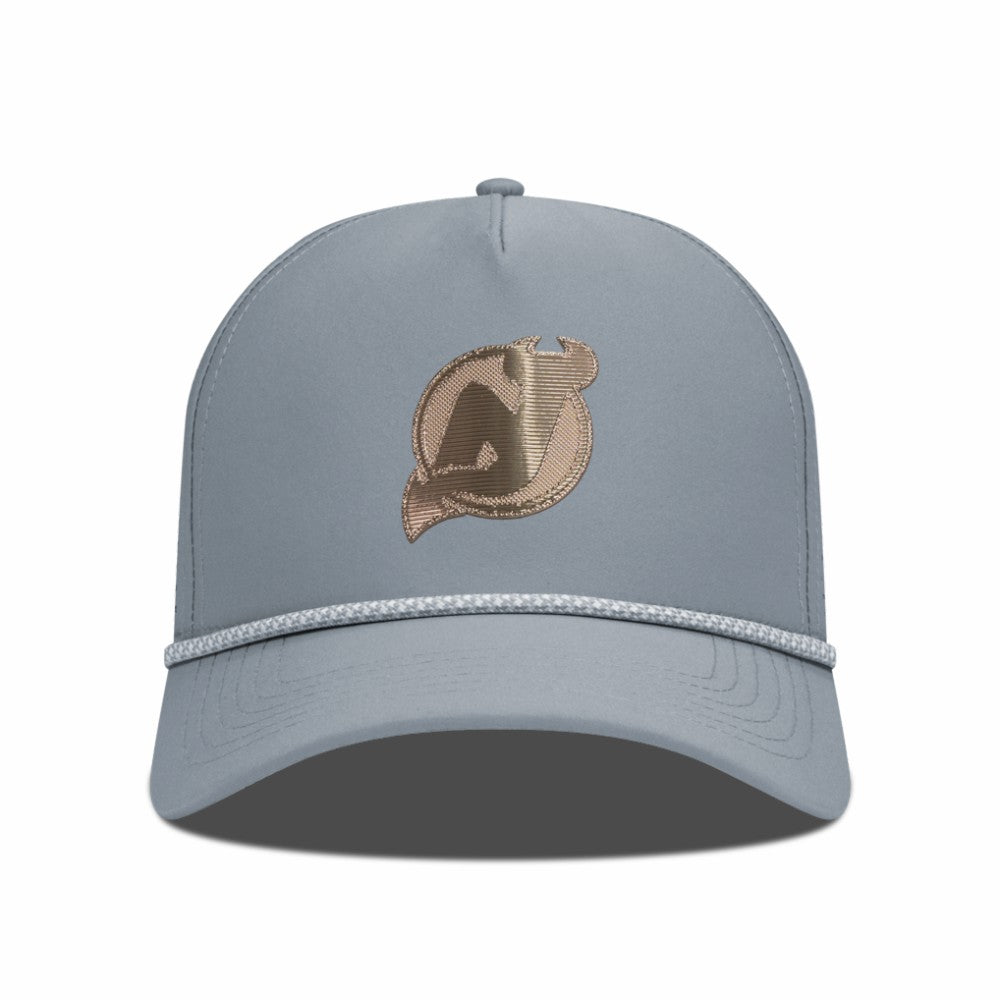 NHL Gray New Jersey Devils Levelwear Gordon Copper Insignia Vented Adjustable Hat