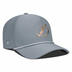 NHL Gray Tampa Bay Lightning Levelwear Gordon Copper Insignia Vented Adjustable Hat