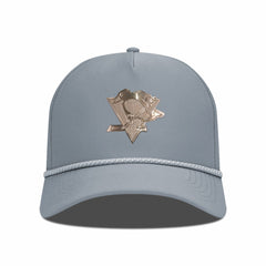 NHL Gray Pittsburgh Penguins Levelwear Gordon Copper Insignia Vented Adjustable Hat