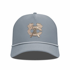 NHL Gray Chicago Blackhawks Levelwear Gordon Copper Insignia Vented Adjustable Hat
