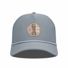 NHL Gray Boston Bruins Levelwear Gordon Copper Insignia Vented Adjustable Hat