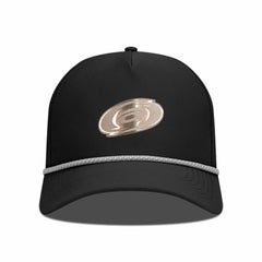 NHL Black Carolina Hurricanes Levelwear Gordon Copper Insignia Vented Adjustable Hat