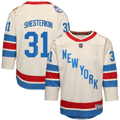 NHL White Igor Shesterkin New York Rangers Outerstuff Youth 2026 NHL Winter Classic Premier Jersey