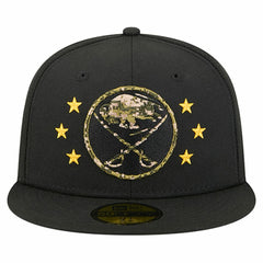 NHL Black Buffalo Sabres New Era Military Appreciation Digital Camo Stars 59FIFTY Fitted Hat