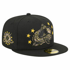 NHL Black Colorado Avalanche New Era Military Appreciation Digital Camo Stars 59FIFTY Fitted Hat