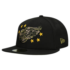 NHL Black Detroit Red Wings New Era Military Appreciation Digital Camo Stars 59FIFTY Fitted Hat