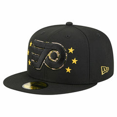 NHL Black Philadelphia Flyers New Era Military Appreciation Digital Camo Stars 59FIFTY Fitted Hat