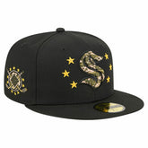 NHL Black Seattle Kraken New Era Military Appreciation Digital Camo Stars 59FIFTY Fitted Hat