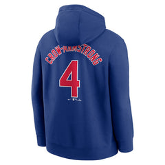 MLB Pete Crow-Armstrong Chicago Cubs Nike Player Name & Number Club Fleece Pullover Hoodie