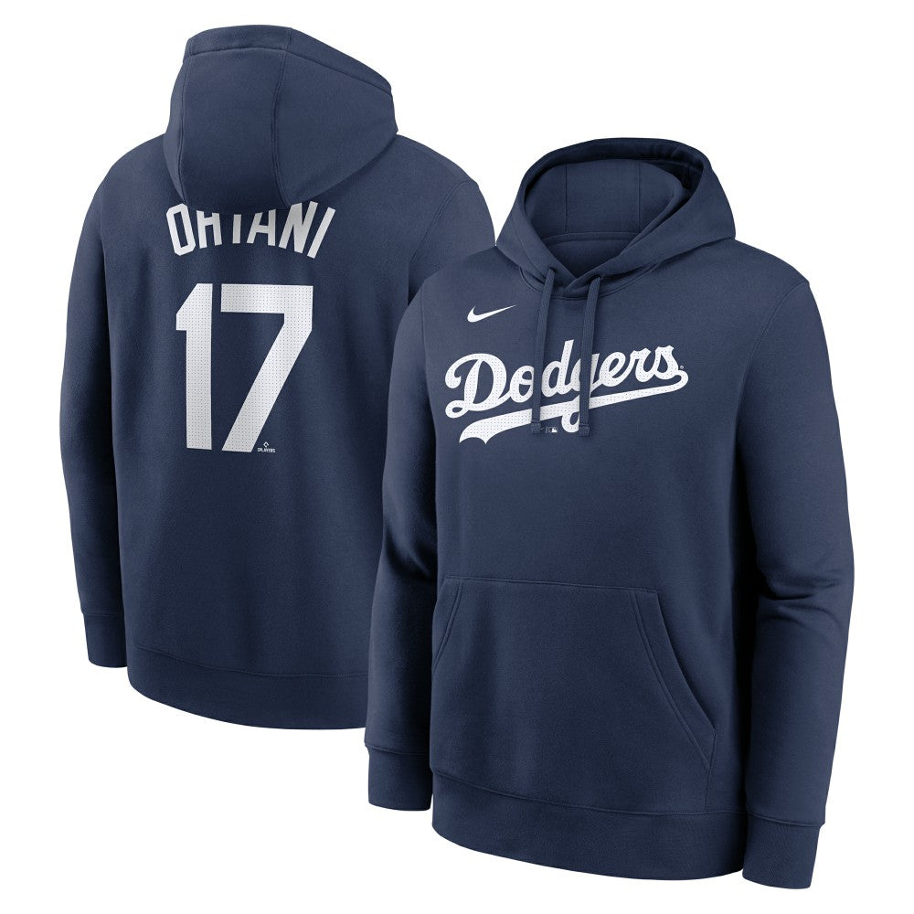 MLB Shohei Ohtani Los Angeles Dodgers Nike Player Name & Number Club Fleece Pullover Hoodie
