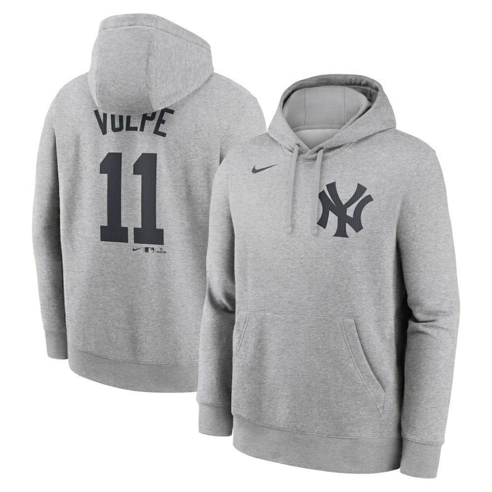 MLB Anthony Volpe New York Yankees Nike Player Name & Number Club Fleece Pullover Hoodie