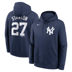 MLB Giancarlo Stanton New York Yankees Nike Player Name & Number Club Fleece Pullover Hoodie