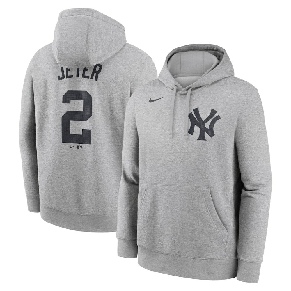 MLB Derek Jeter New York Yankees Nike Player Name & Number Club Fleece Pullover Hoodie